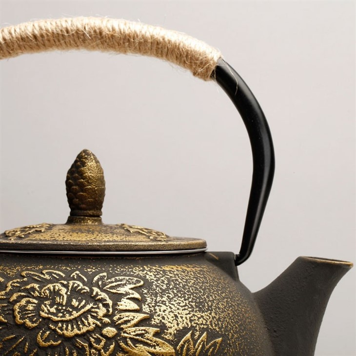 Tea Infuser Iron Teapot Set